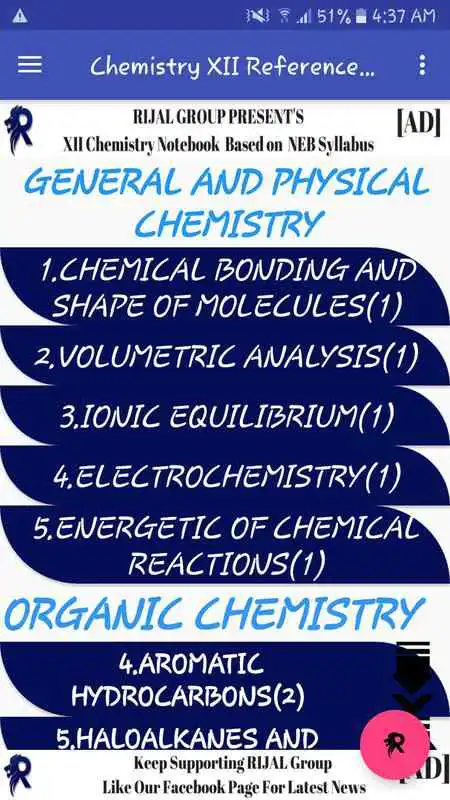 Play 12 Chemistry Reference NoteBook(NEB)| RIJAL TECH